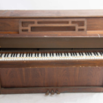 Vintage wooden grand piano
