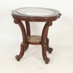 Walnut side table