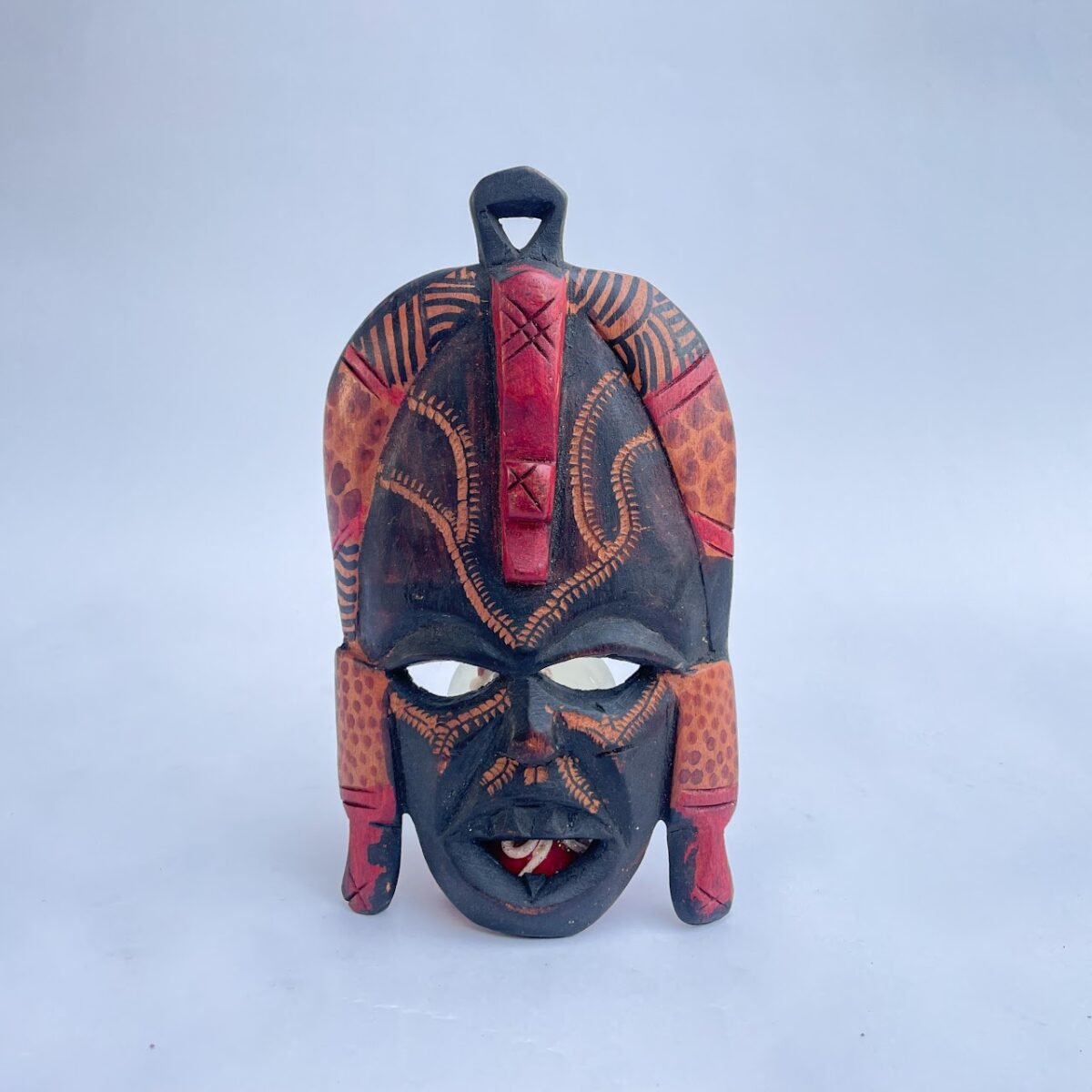 Wooden African Mask Art Wooden African Mask Art - Image 1