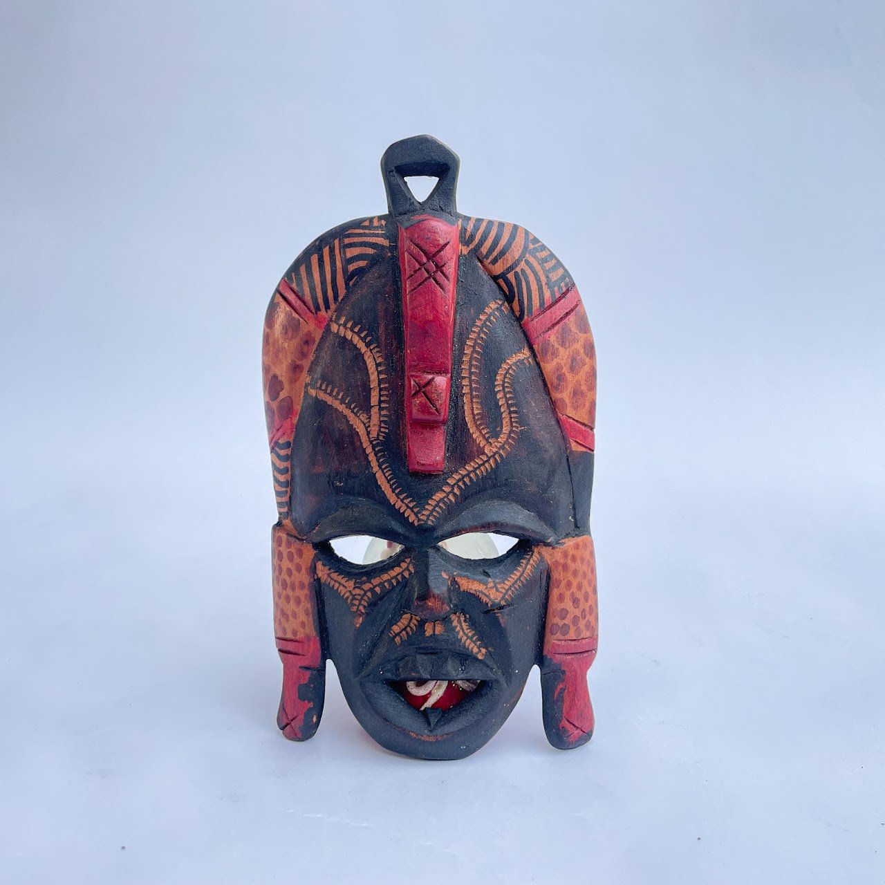 Wooden African Mask Art Wooden African Mask Art - Image 1