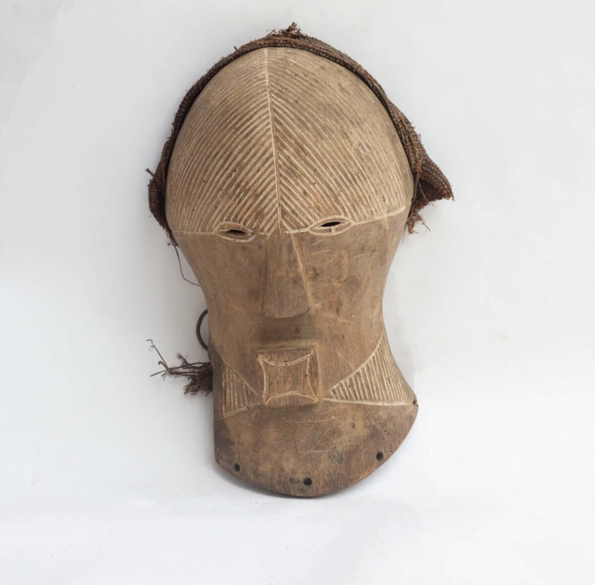Wooden African Tribal Mask - Image 1