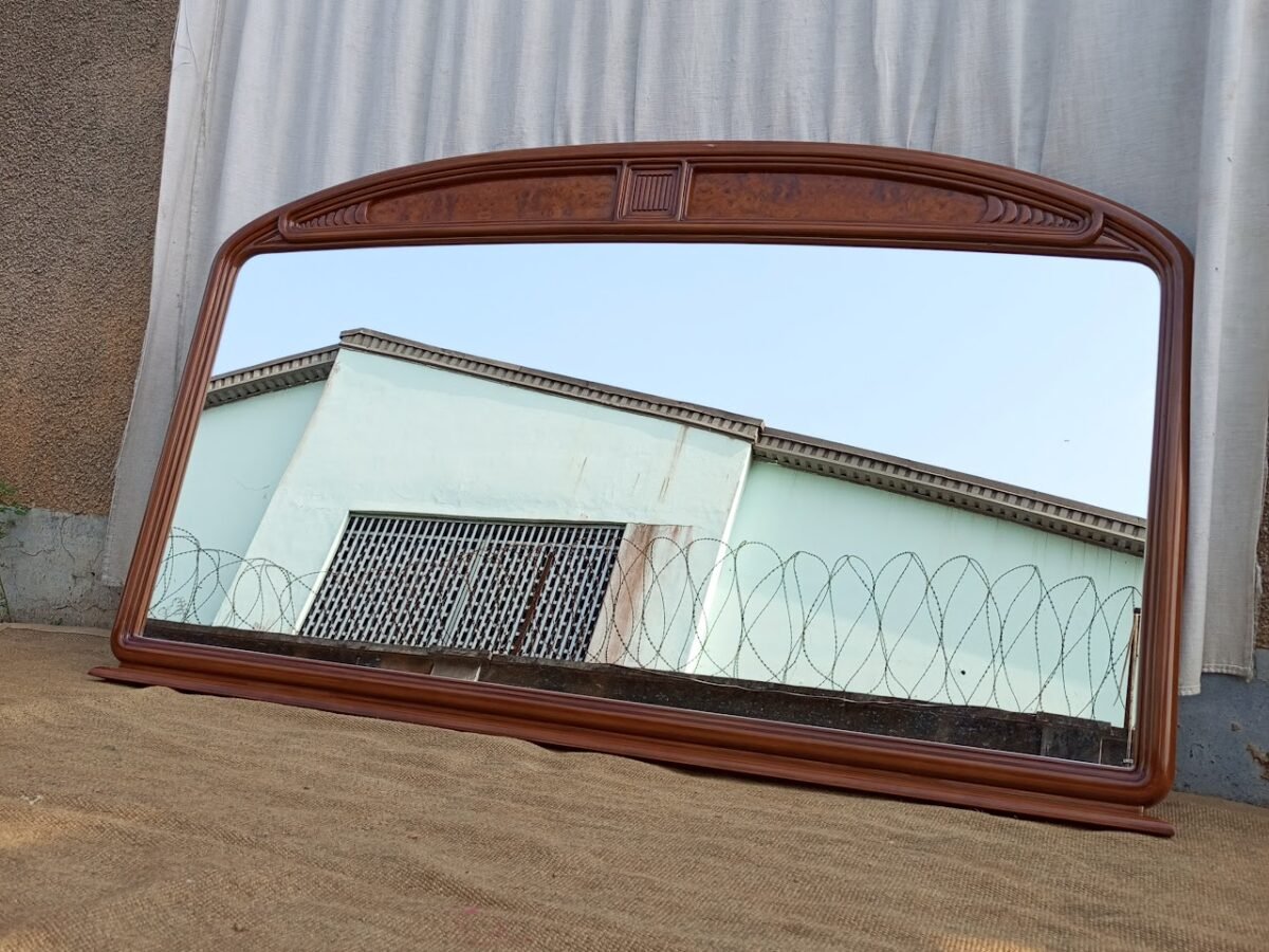 Wooden Antique Art Decor Mirror - Image 1
