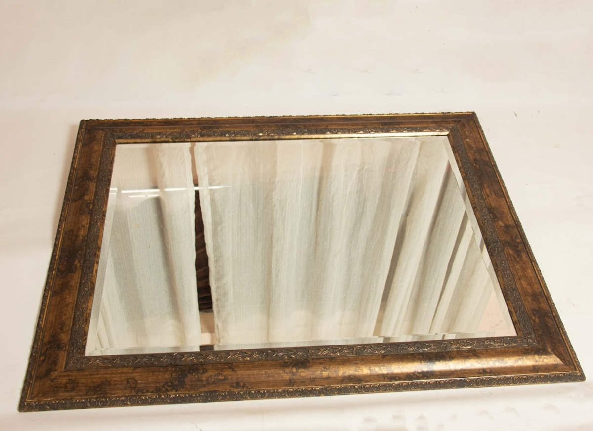 Wooden Frame Mirror Wooden Frame Mirror - Image 1