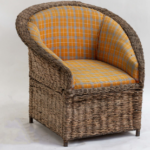 Wooden basket chair