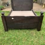 Wooden bed frame