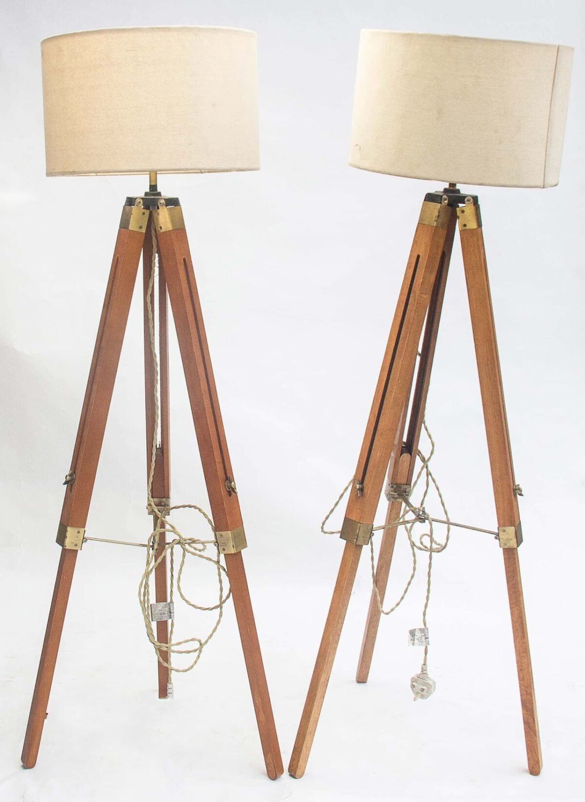 Wooden floor lamp Wooden Floor Lamp - Image 1