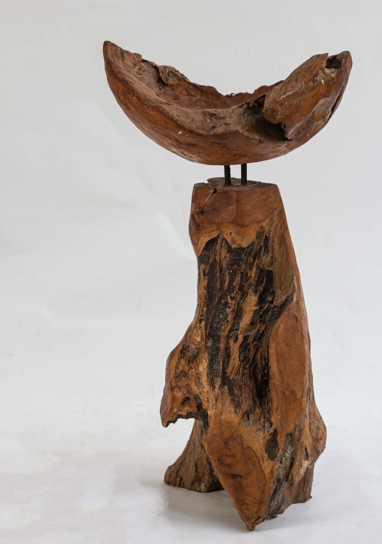 Wooden root trunk side table Wooden root trunk side table - Image 1