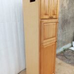 Wooden storage cabinet