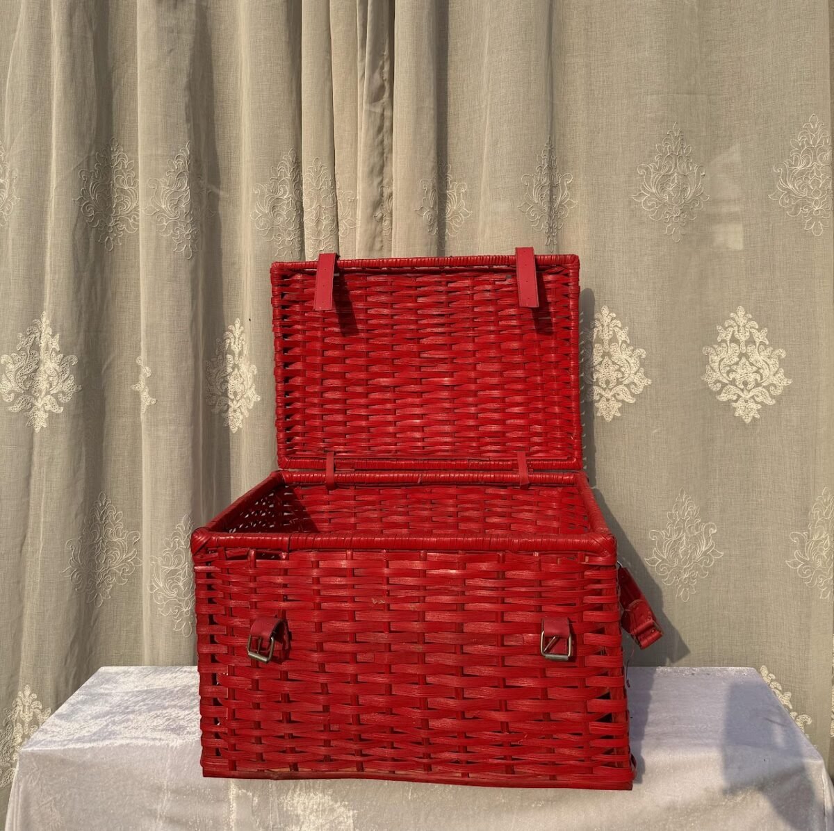 Woven Picnic Hamper - Image 3