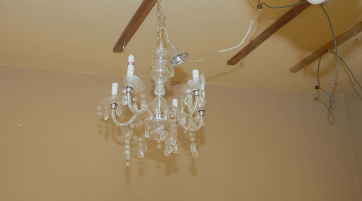 crystal chandelier 2 Cascading Crystal Basket Chandelier - Image 1
