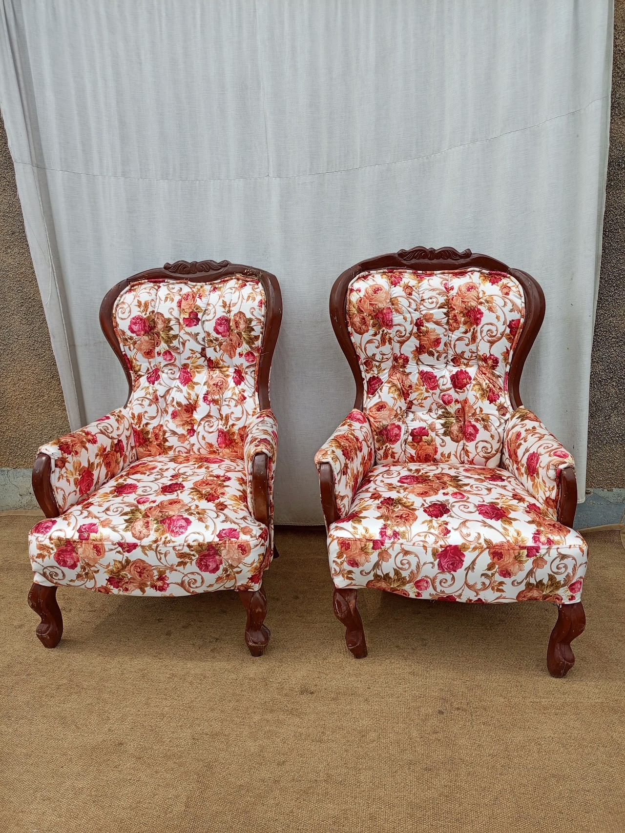 flowery Vintage Chair Flowery Vintage Chair - Image 1
