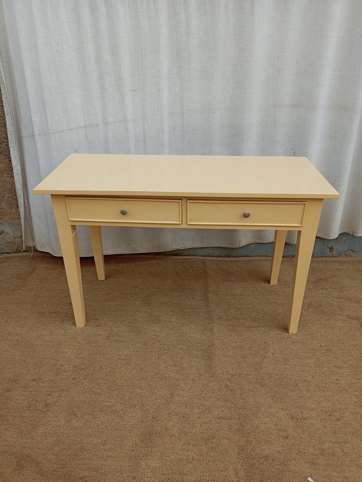 reading table Pale Yellow Writing Desk - Image 1