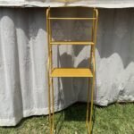 vintage metal shelf