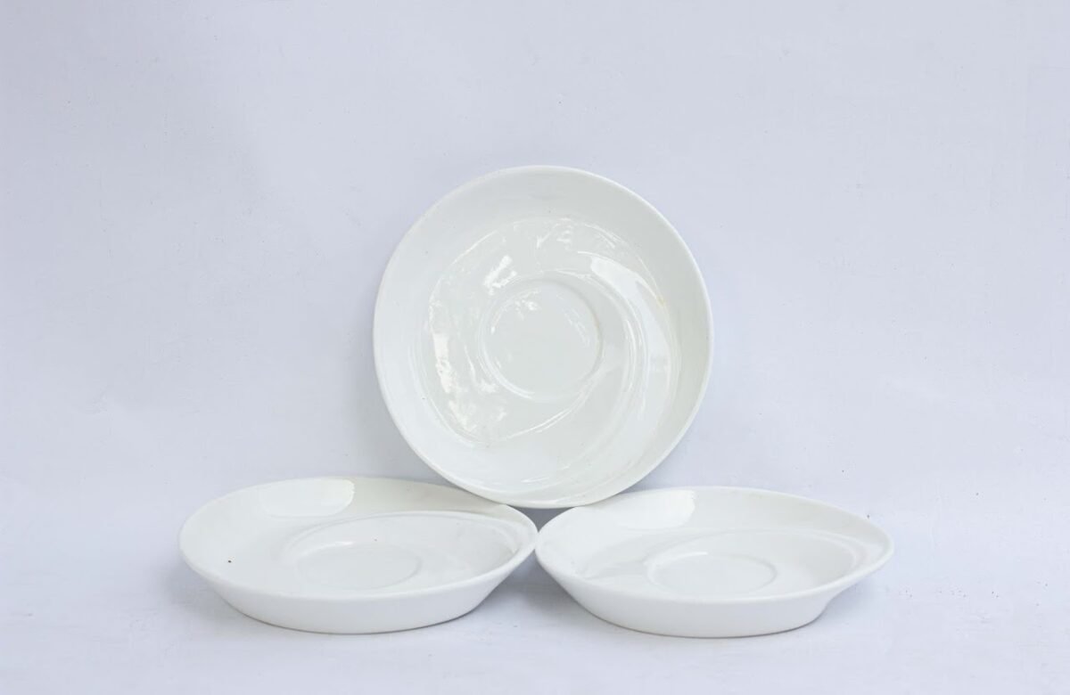 White Ceramic Dish - Image 1