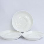 white Ceramic Dish