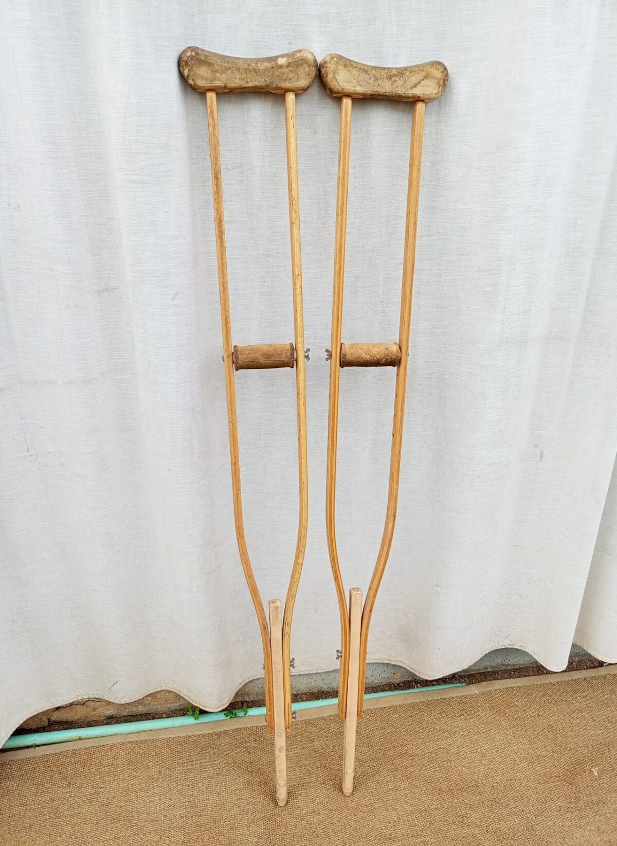wooden Crutches Wooden Crutches - Image 1