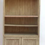 Wooden shelf with 2 door cupboards