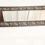 Zebra patterned mirror