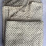Cream Dimple Throw Blanket