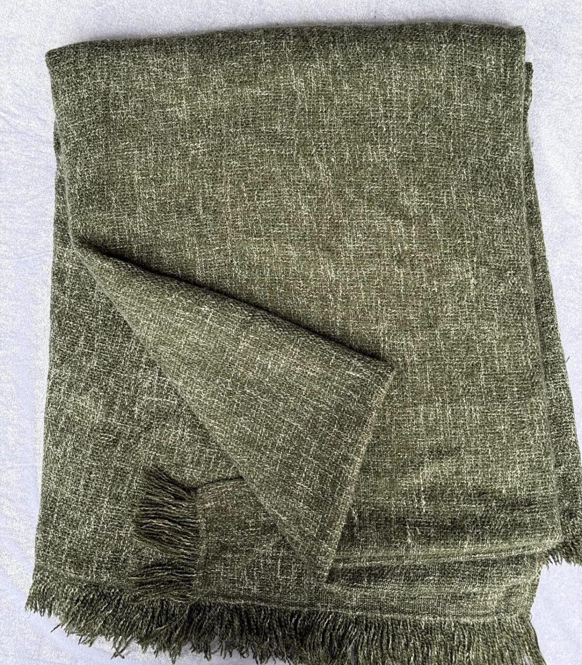 Fringed Melange Blanket Fringed Melange Blanket - Image 1