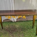Gilt Leaf Regency Console
