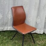 Leather dining chair