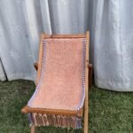 Macramé Folding Deck Chair