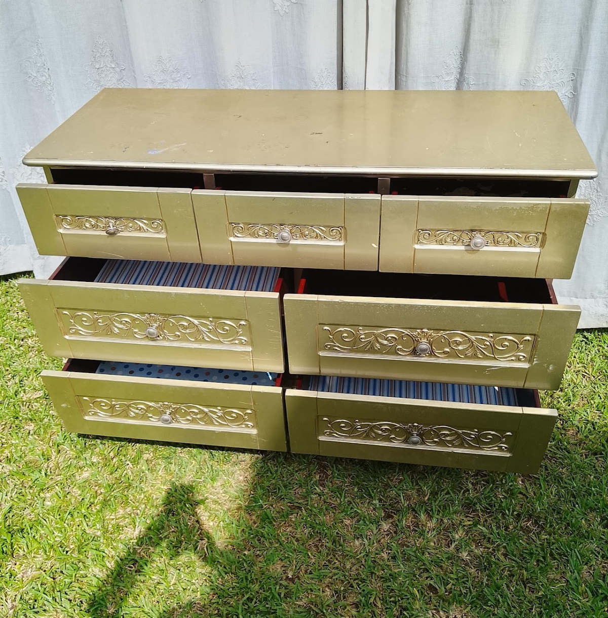 Regency Style Gilt Dresser - Image 2
