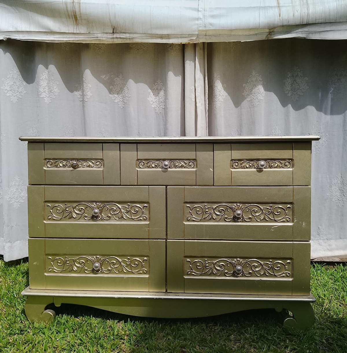 Regency Style Gilt Dresser2 Regency Style Gilt Dresser - Image 1