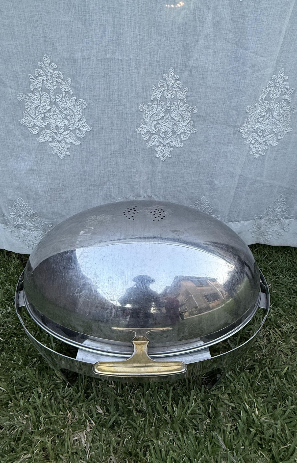 Round Roll-Top Chafing Dish - Image 2