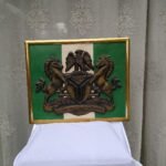 Vintage Nigerian coat of arm