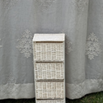 Vintage-Style 4-Tier Woven Storage Tower