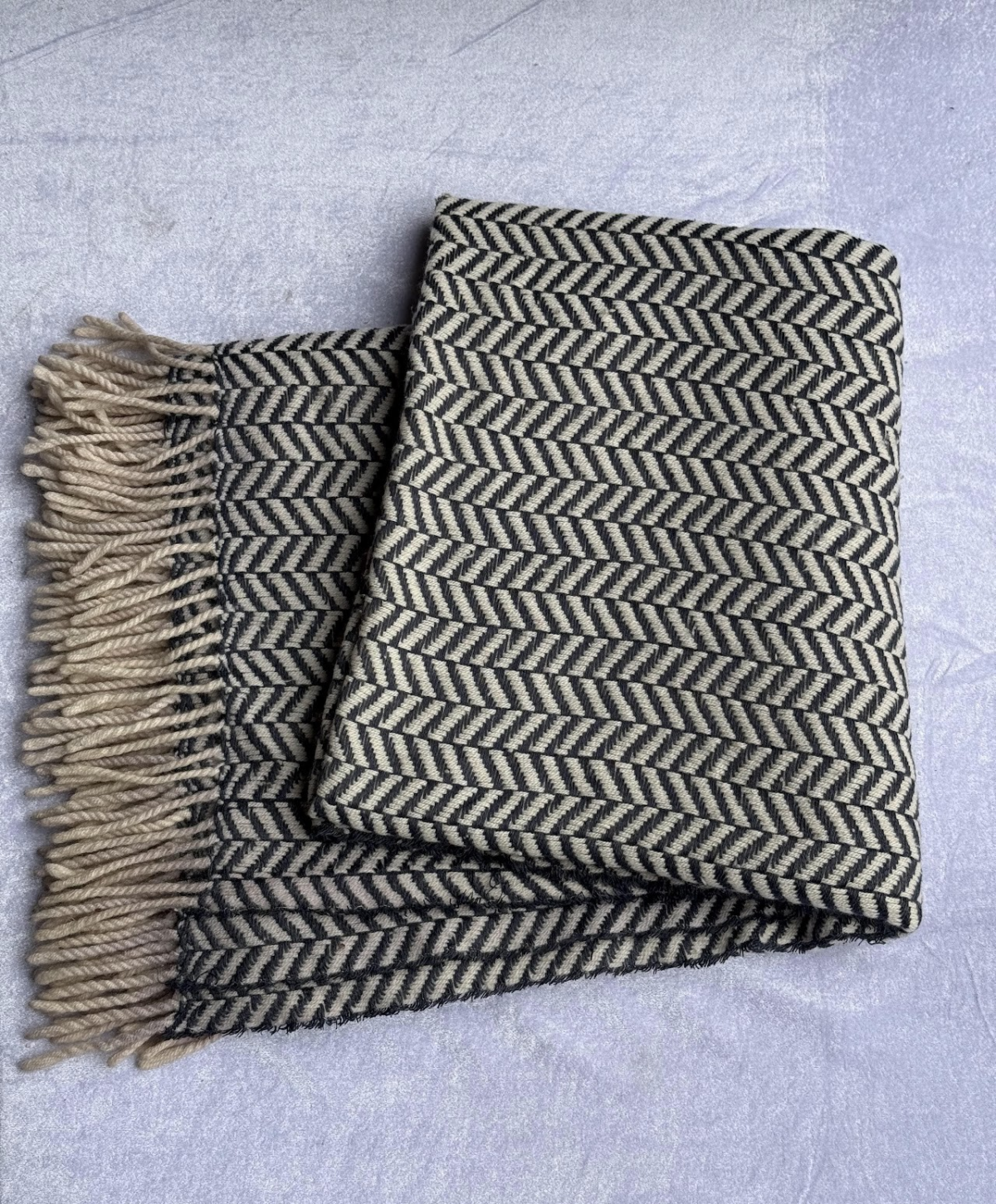 Chevron Fringed Throw blanket Chevron Fringed Throw Blanket - Image 1