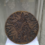 Hand-Carved Wall Plaque