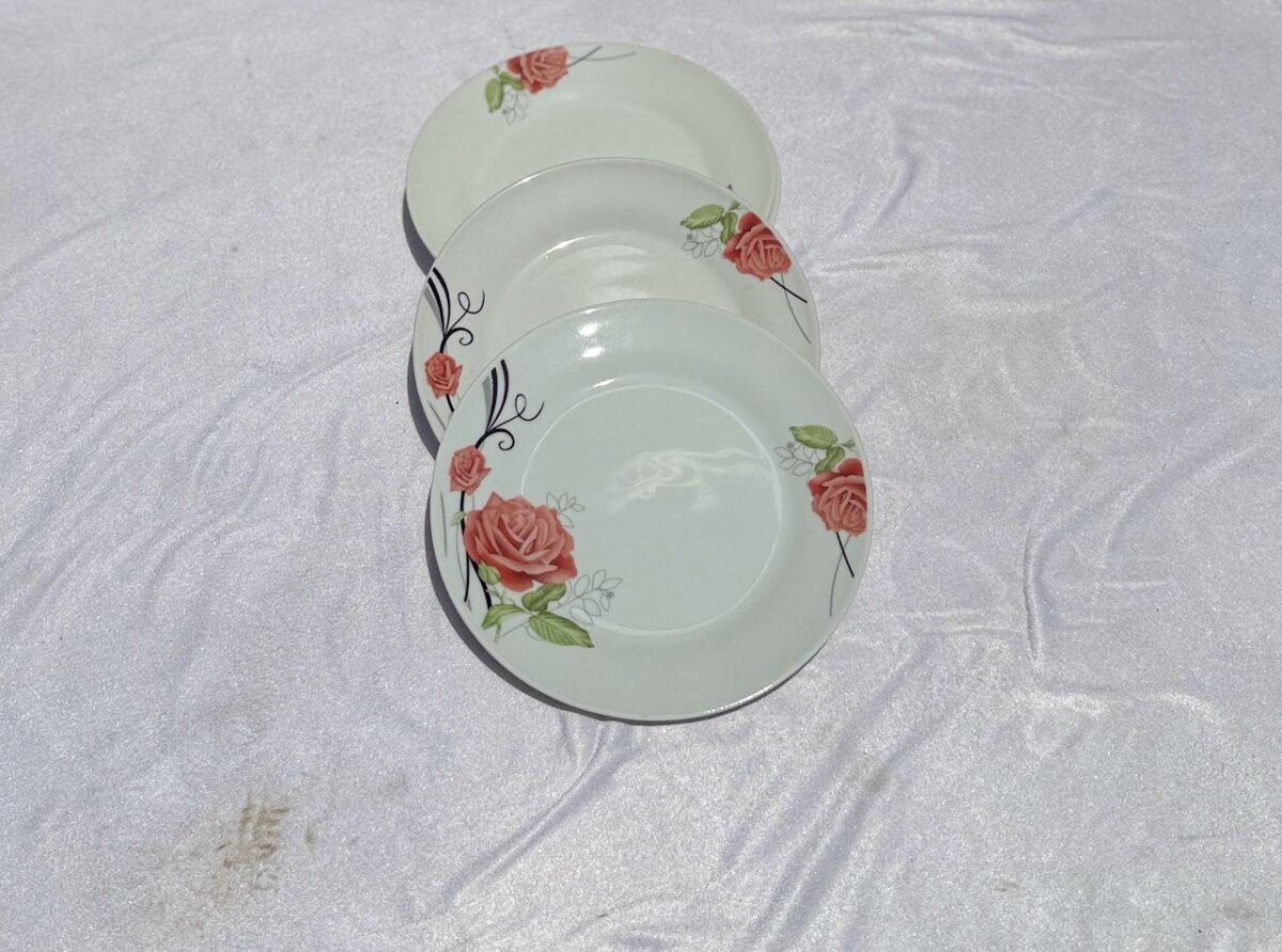 Red Rose Floral saucer Red Rose Floral Saucer - Image 1