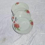 Red Rose Floral saucer