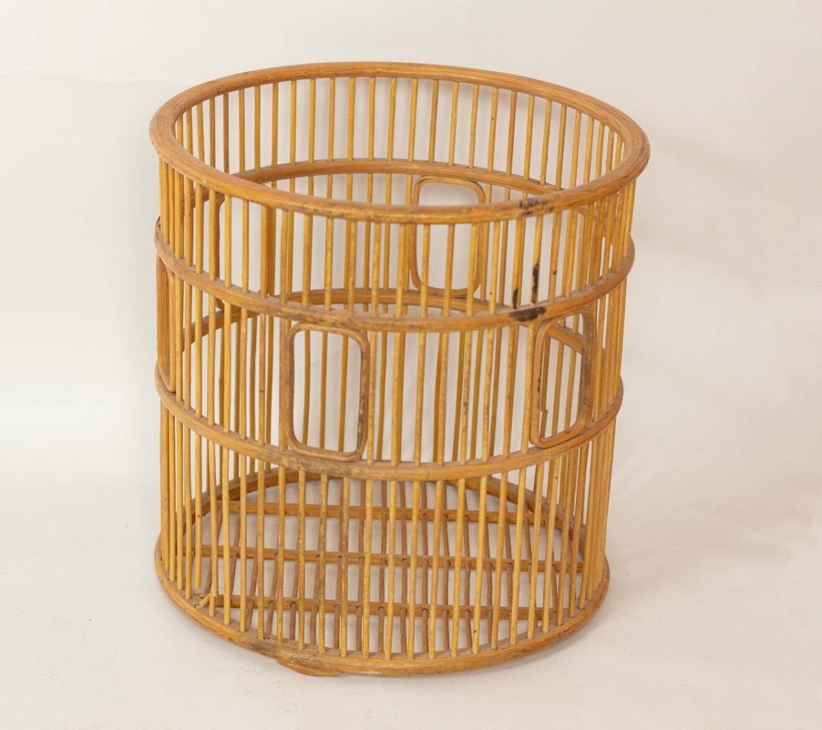 Round Rattan Coffee Table - Image 1