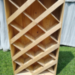 Diamond Lattice Wine Storage Unit
