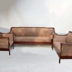 Wooden couch set