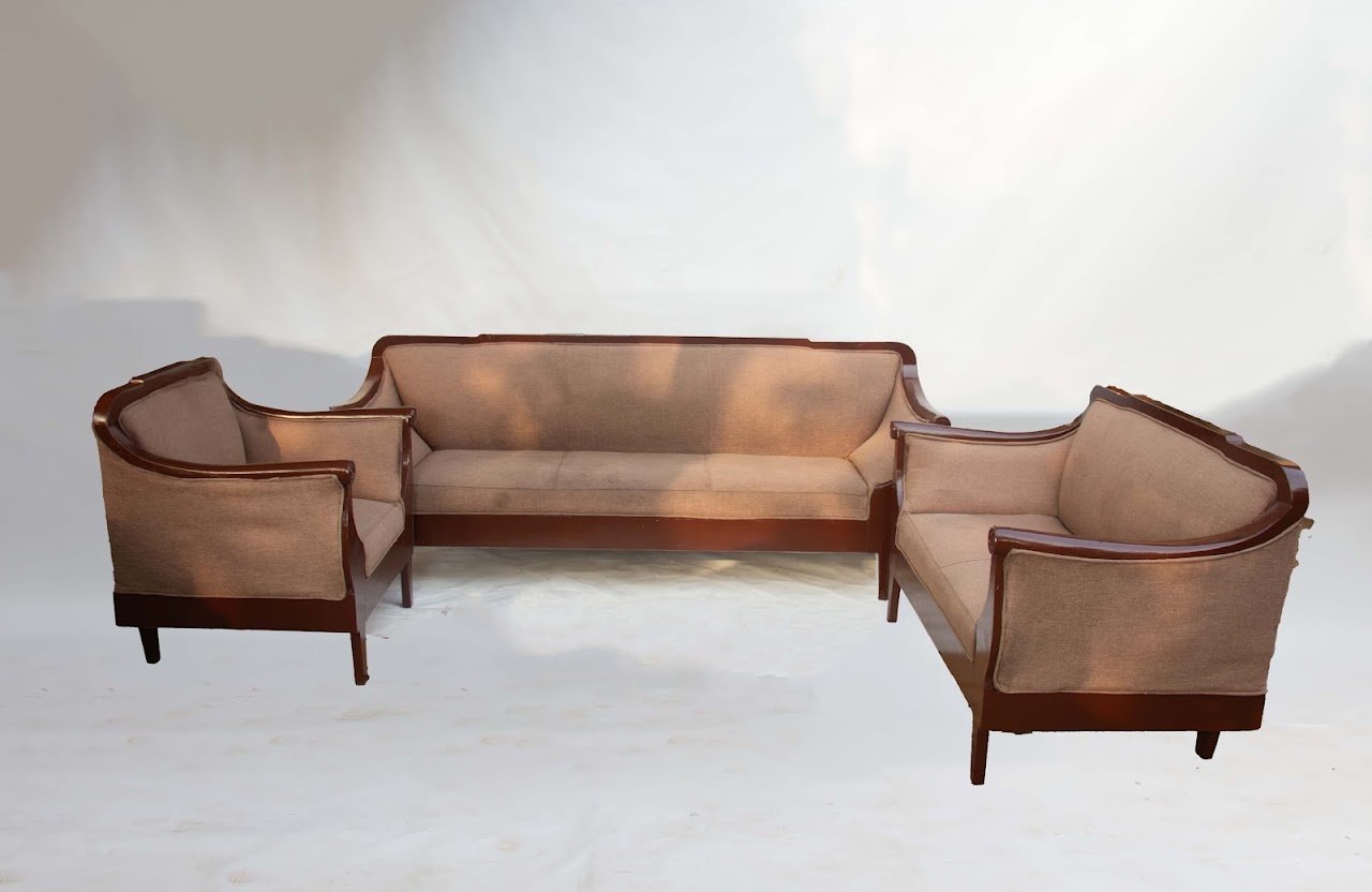 Wooden couch Wooden couch set - Image 1